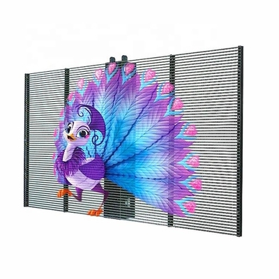 خرید P3.91-7.8 صفحه نمایش شفاف LED 1000x1000mm پنجره شیشه ای با روشنایی بالا online manufacture