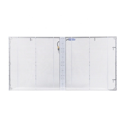خرید PH3.91-7.81 صفحه نمایش شفاف LED در فضای باز HD 3500nits پنجره پرده شیشه ای online manufacture